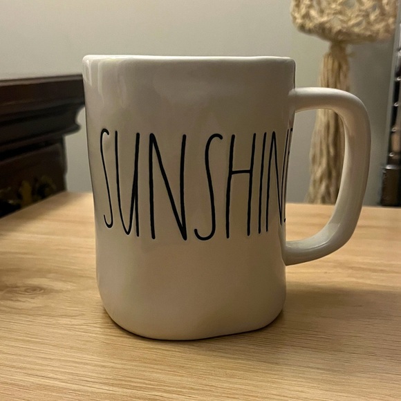 Rae Dunn Cream “SUNSHINE” Mug Artisan Collection by Magenta - Picture 1 of 8